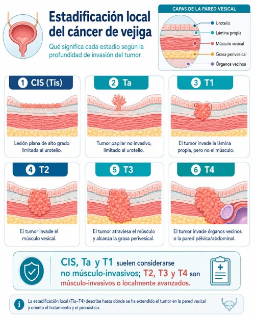 Si me han diagnosticado cáncer de vejiga, ¿qué debo saber?
