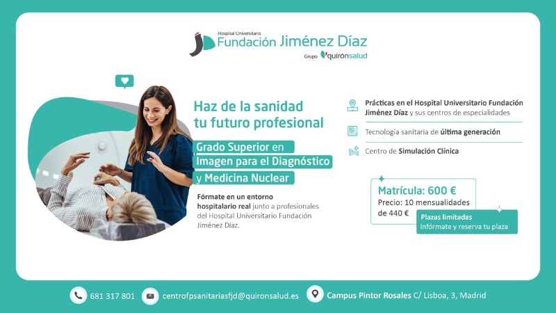 Grado superior en Imagen para el Diagnóstico y Medicina Nuclear