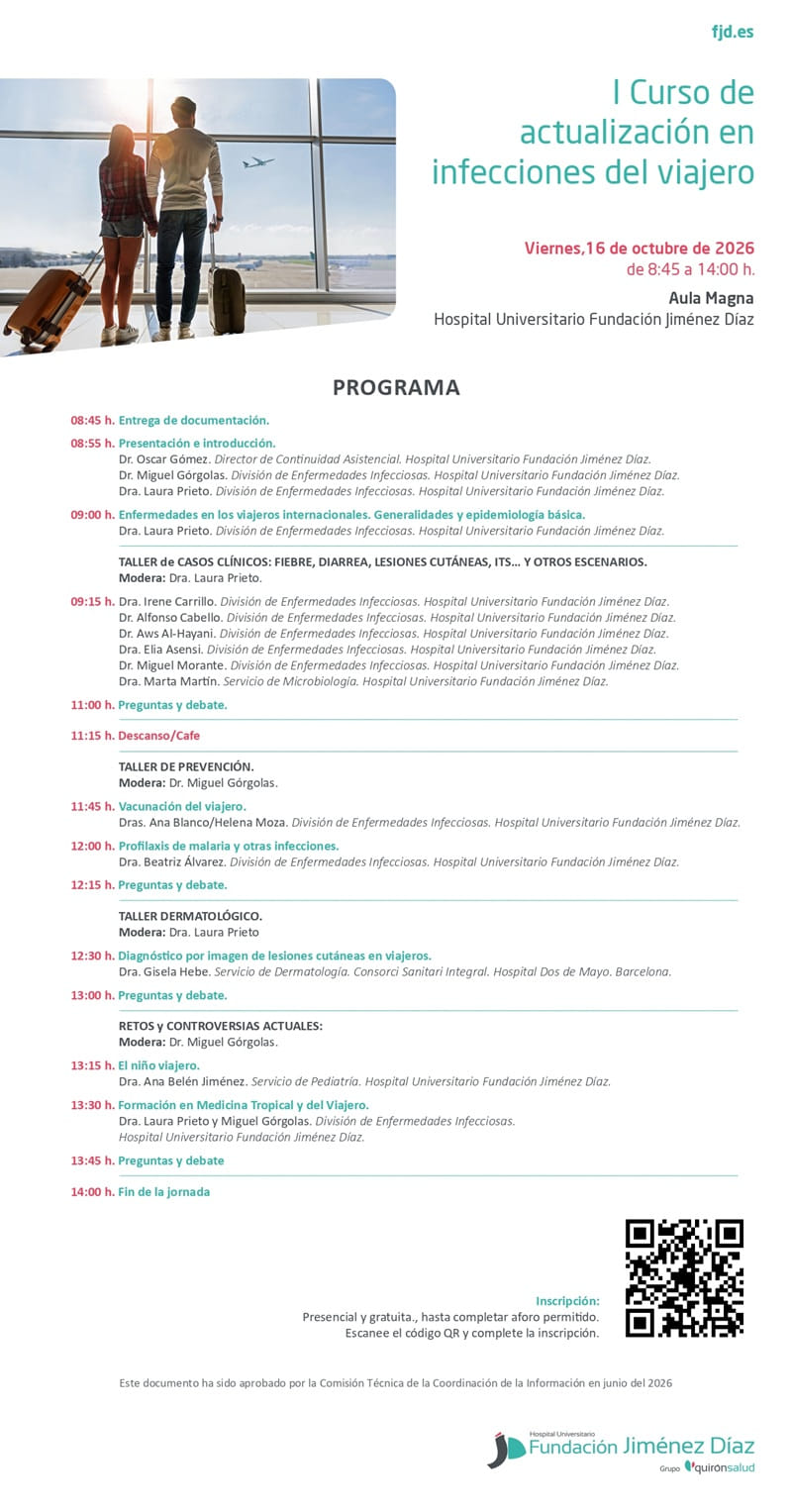 I Curso de actualización en infecciones del viajero