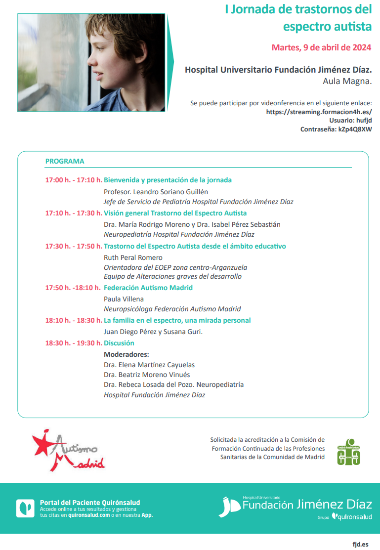 I Jornada de trastornos del espectro autista
