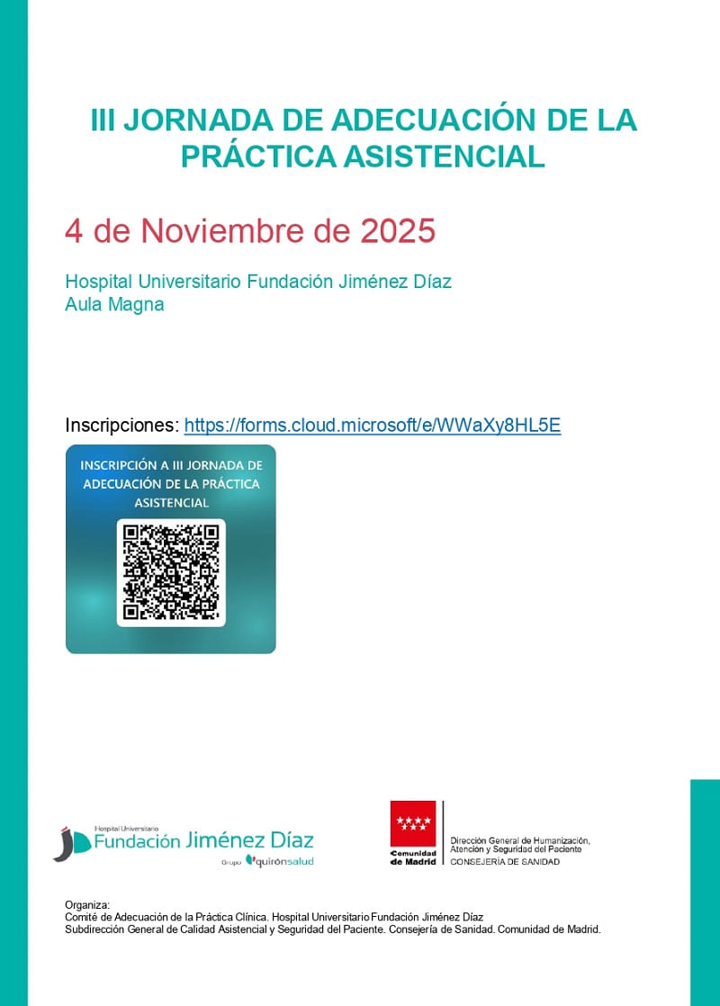 III Jornada de adecuación de la práctica asistencial