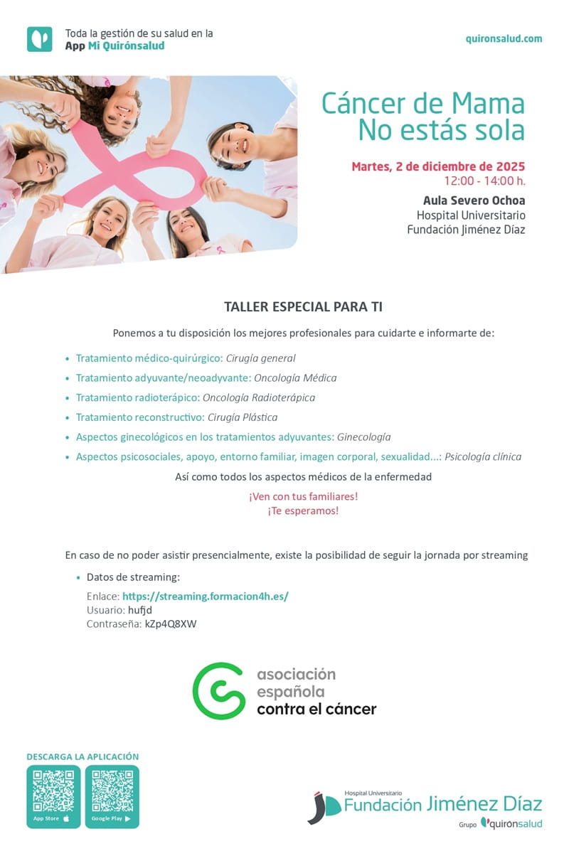 Jornada de Cáncer de Mama no estás sola