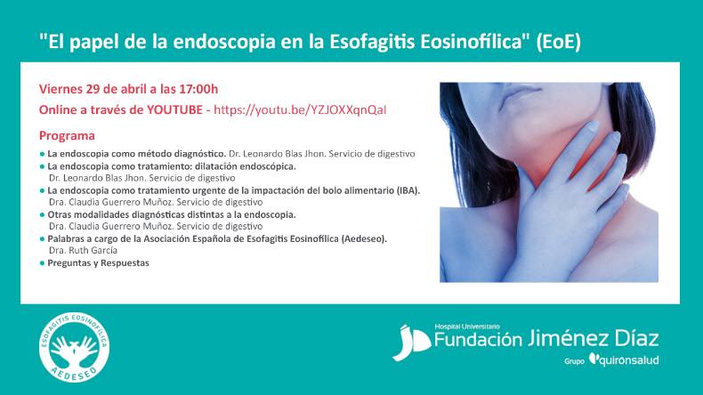 Youtube 1280x720 Esofagitis FJD. Este enlace se abrirá en una ventana nueva