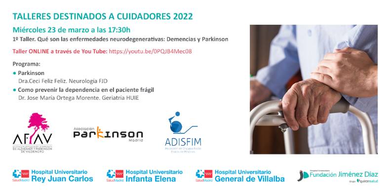 Post 1024x512 Twitter Taller para cuidadores. Qué son las enfermedades neurodegenerativas. Demencias y parkinson 4HP