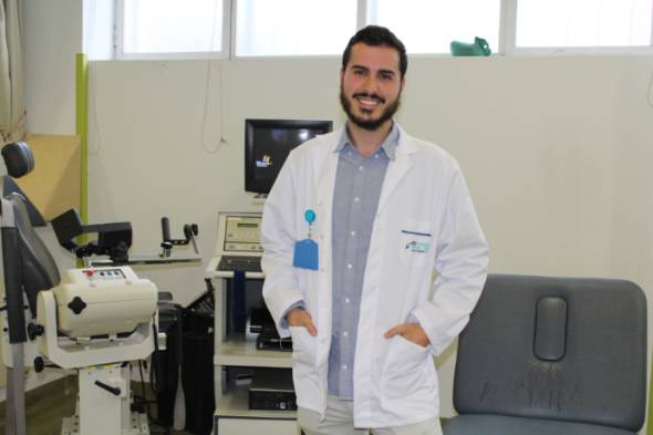 2019 05 03 David Marcos, fisioterapeuta de la Fundación Jiménez Díaz