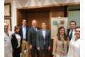 El Dr. Albi, junto a otros miembros del Comité Organizador de la jornada antes del inicio de la misma