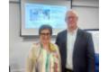 La Dra. Guasch y el Dr. Muñoz, organizadores del 1º Symposium Anestesia y analgésica obstétrica