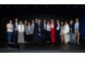 Foto de grupo de los representantes de la FJD asistentes al acto de entrega de los Premios Top 20