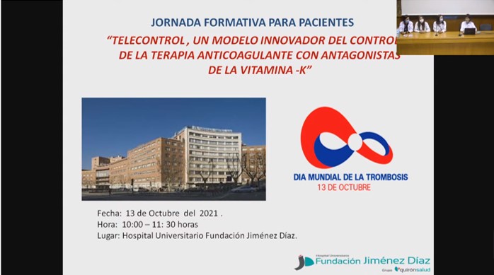 2021 11 12 La Dra. Llamas inauguró la jornada, que también pudo seguirse online