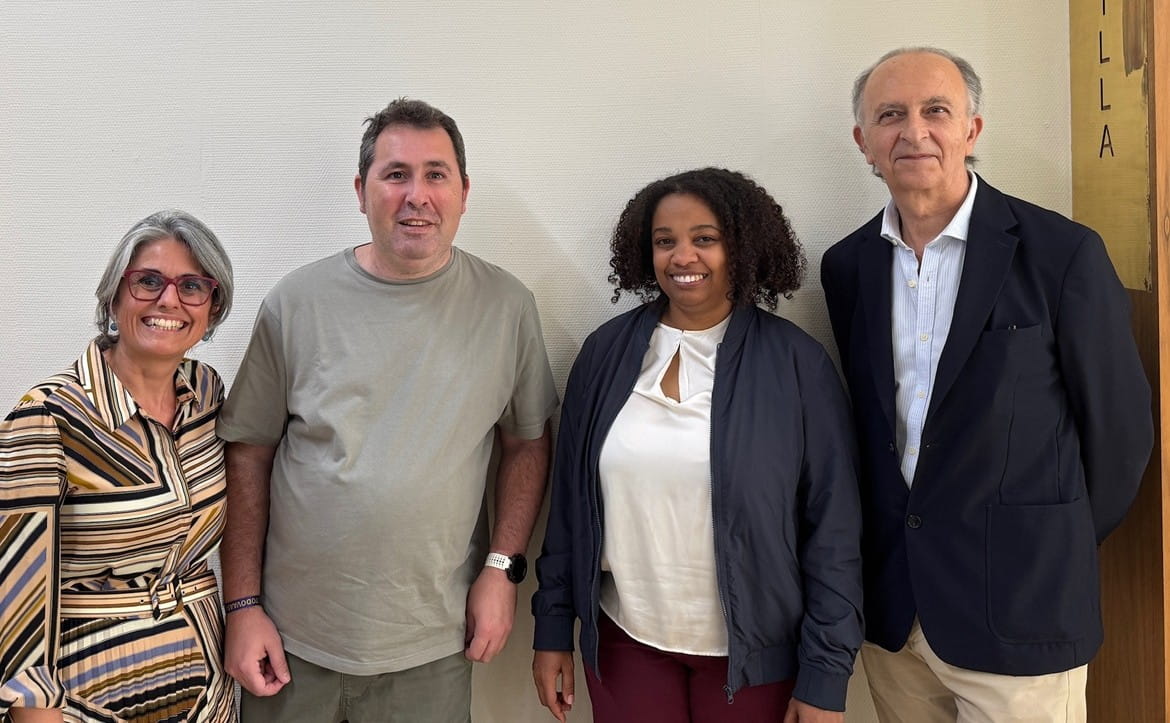 De izda. a dcha, L. Carrasco, I. Noblejas, la Dra. C. Feliz y el Dr. P. García Ruiz Espiga