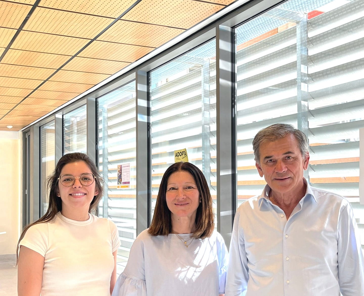 De izda. a dcha, Marta Pérez-Rodríguez, Paula Río y Juan A. Bueren, investigadores del CIEMAT, el CIBERER y el IIS-FJD participantes en el estudio