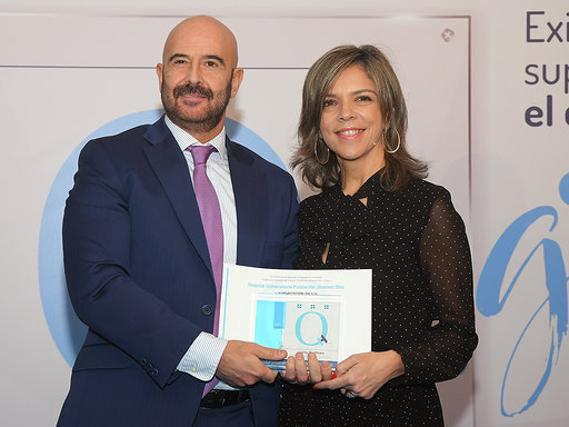Reconocimiento a la excelencia asistencial del hospital
