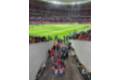 Antes de entrar al campo de fútbol Wanda Metropolitano