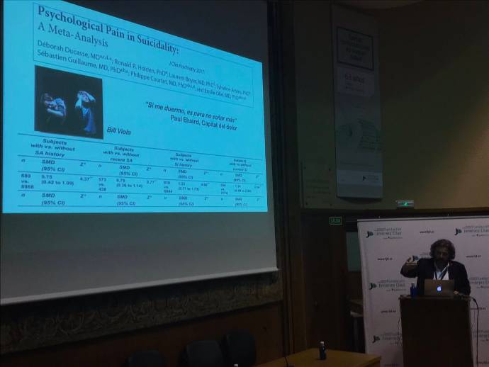 Conferencia magistral sobre "El trauma y el suicidio"