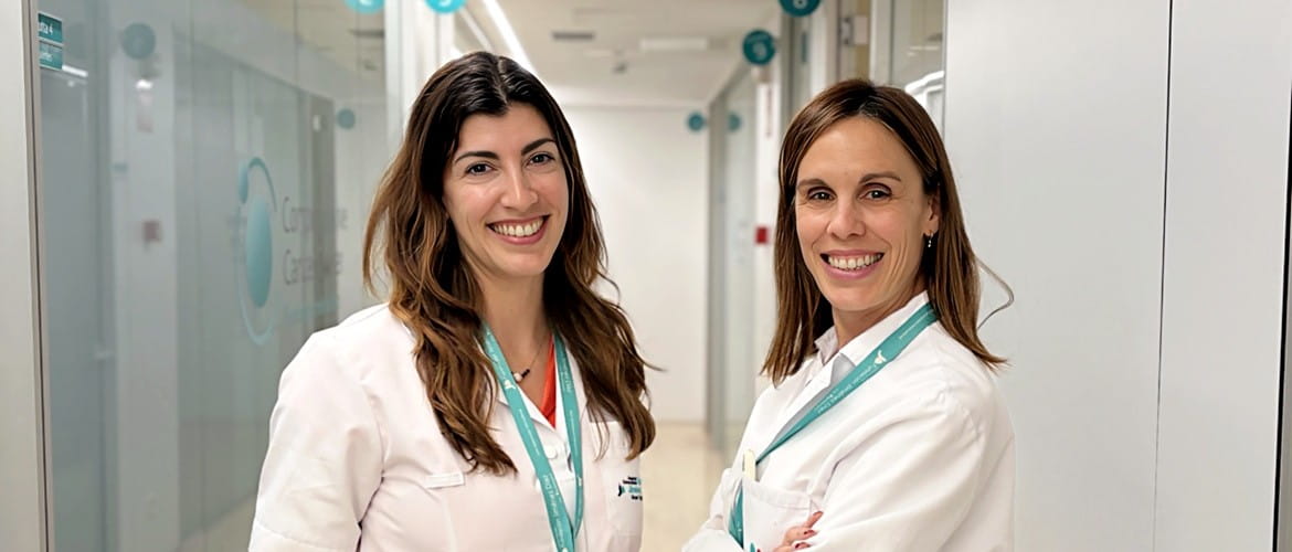 Las dras. Marta Guillán y Araceli Torres