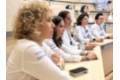 Las participantes en el reto, durante la sesión formativa