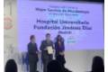 2021 11 17 El Dr. Gadea en el momento de recoger el Premio BiC 2021 al Mejor Servicio de Microbiología para la FJD