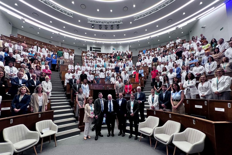 La conferencia llenó el Aula Magna de la Fundación Jiménez Díaz