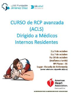 CURSO de RCP avanzada (ACLS) dirigido a Medicos Internos Residentes