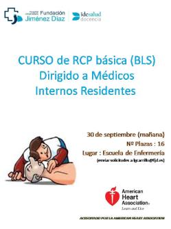 CURSO de RCP básica (BLS) Dirigida a Medicos Internos Residentes