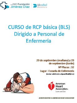CURSO de RCP basica para Enfermeria