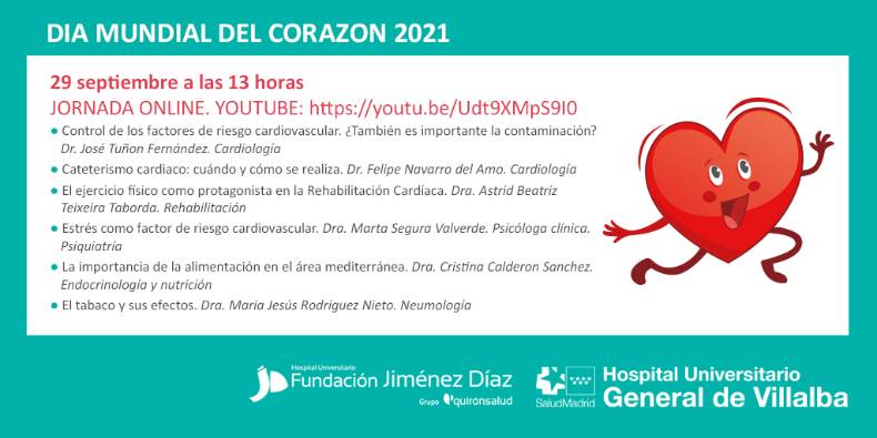 Día Mundial del Corazón FJD+HUGV 2021
