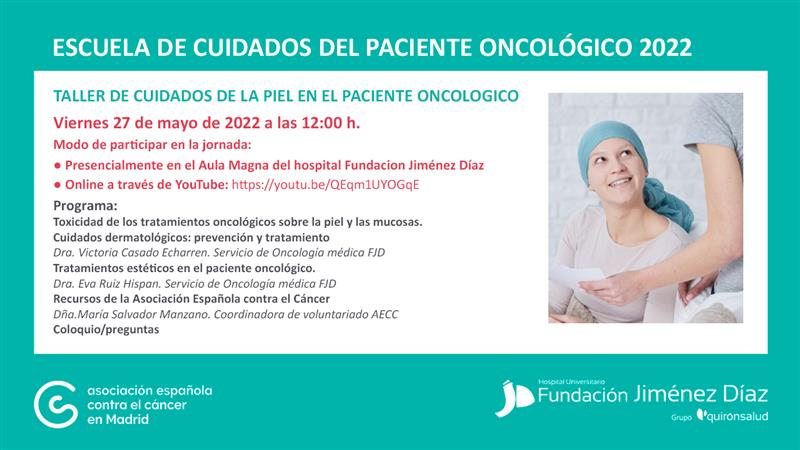 Escuela de cuidados del paciente oncológico 2022