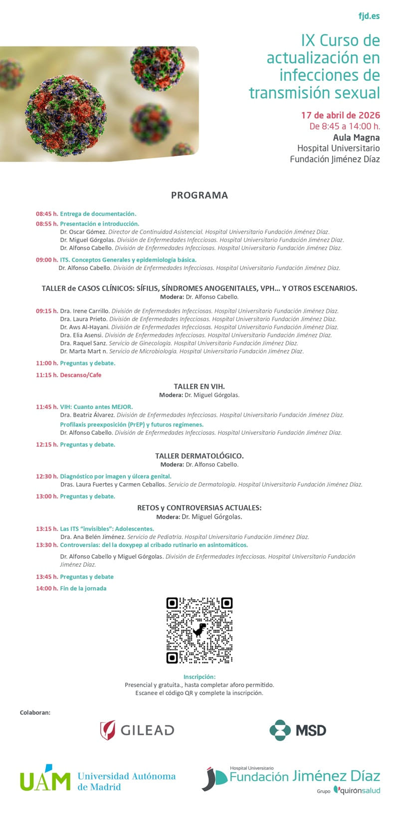 IX Curso de actualización en infecciones de transmisión sexual