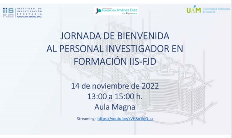 Jornada de bienvenida a los nuevos investigadores incorporados al IIS-FJD