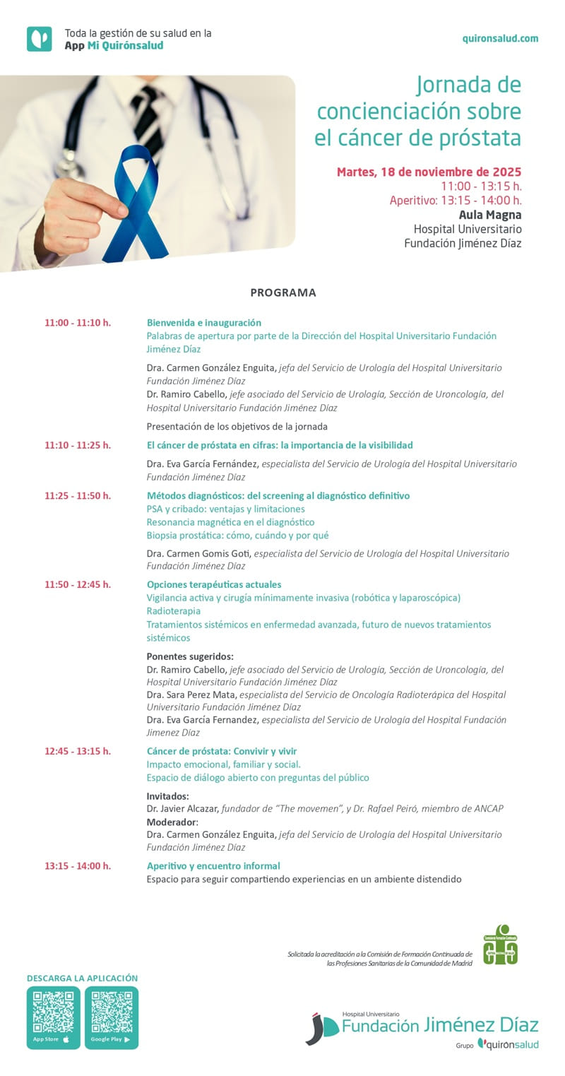 Jornada de concienciación sobre el cáncer de próstata