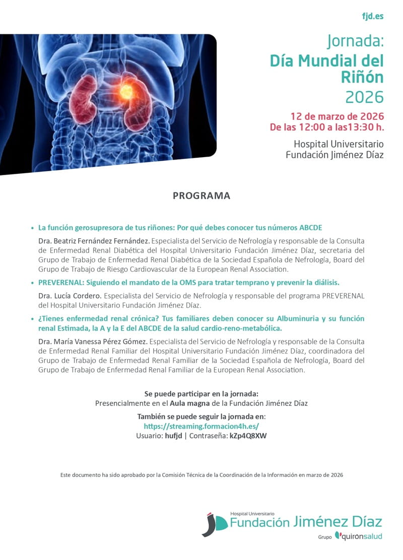 Jornada Día Mundial del Riñón