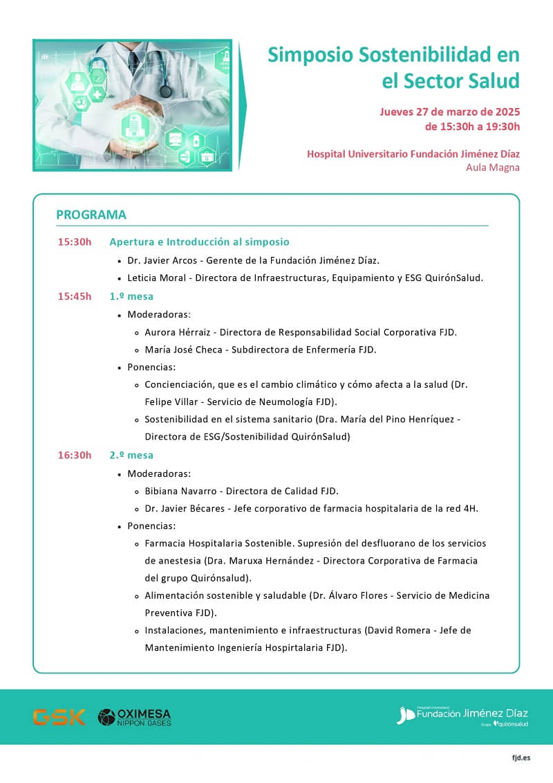 Simposio Sostenibilidad en el sector salud
