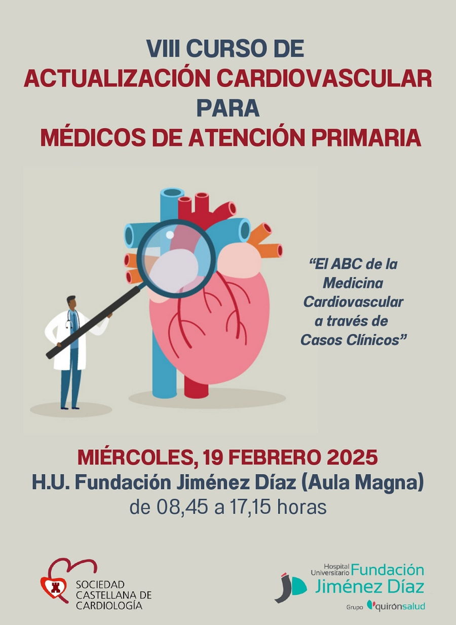 Cartel Curso Actualización Cardiovascular FJD