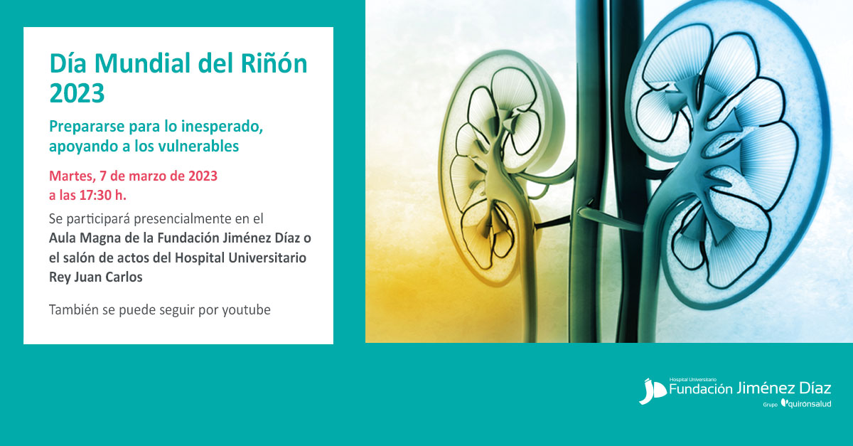 Día Mundial del Riñón | Hospital Universitario Fundación Jiménez Díaz