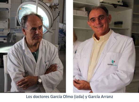 2020 07 10 Los doctores García Olmo (izda) y García Arranz