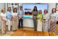 Representantes de las entidades firmantes del documento junto a la foto de constitución del IIS-FJD en 2009